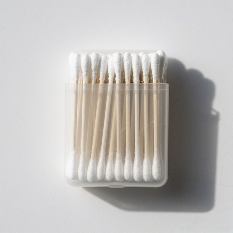 Plastic Stick Box Cotton Swabs